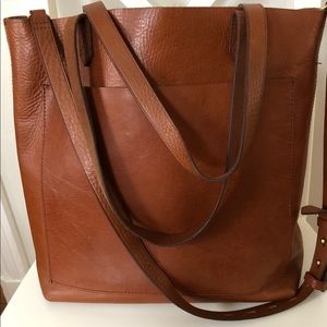 Madewell Medium Transport Tote English Saddle